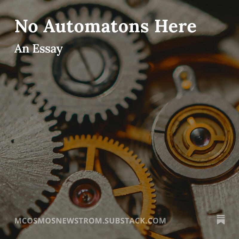 No Automatons Here No Automatons Here